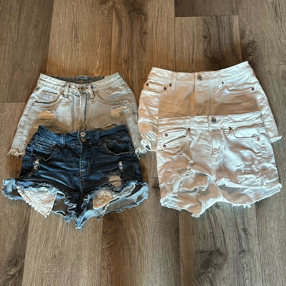 lot of Shein/American eagle jean shorts